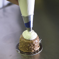 MANGAS PAST. PROFESIONAL 55cm. PUNTA AZUL ROLLO 10/100un